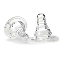 Pretty soft safety silicone baby feeding nipple