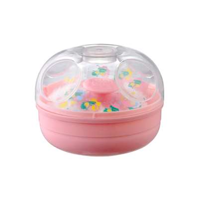 Body Baby Face Comfortable Sponge Infant Puff Box Powder Case