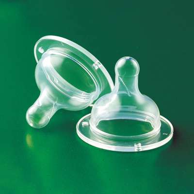 BPA free transparent baby silicone feeding bottle nipple