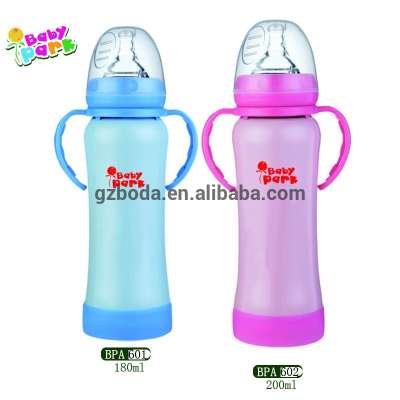 custom baby bottle nipple free hand baby bottle holder vacuum flask feeding baby bottle