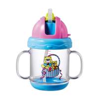 2015 new products best selling products baby product baby bottle water bottle baby training cup with 2 handles plastic cup